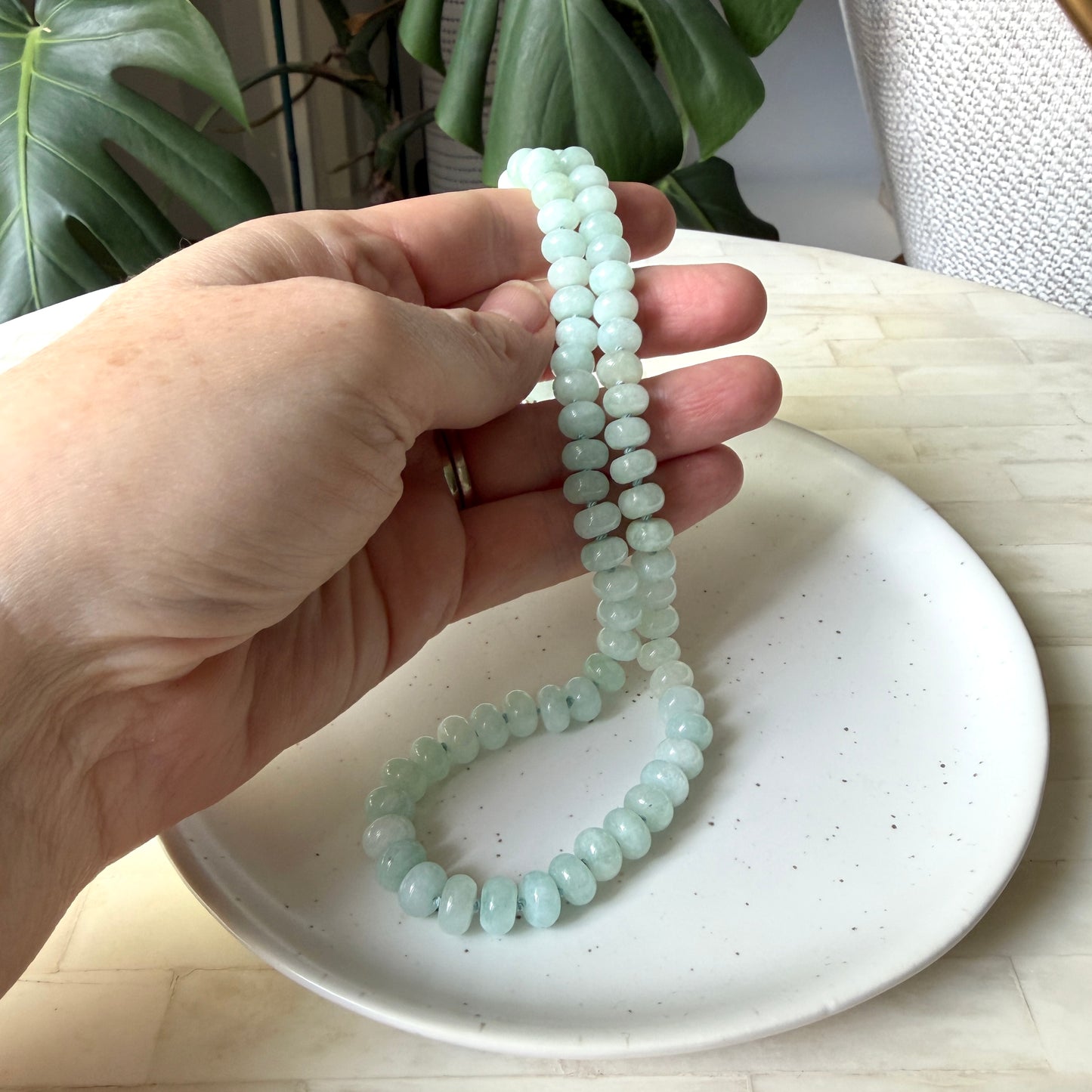Sea Glass - Jade Necklace