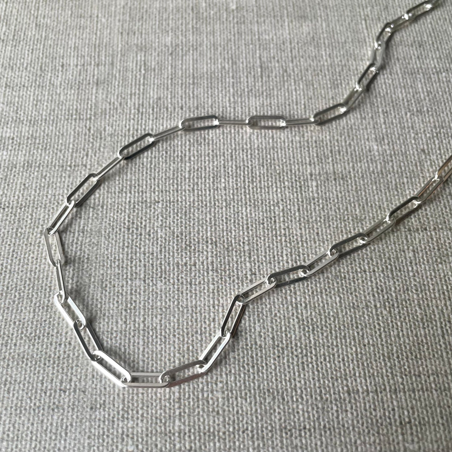 Paperclip Chain Necklace - Medium link