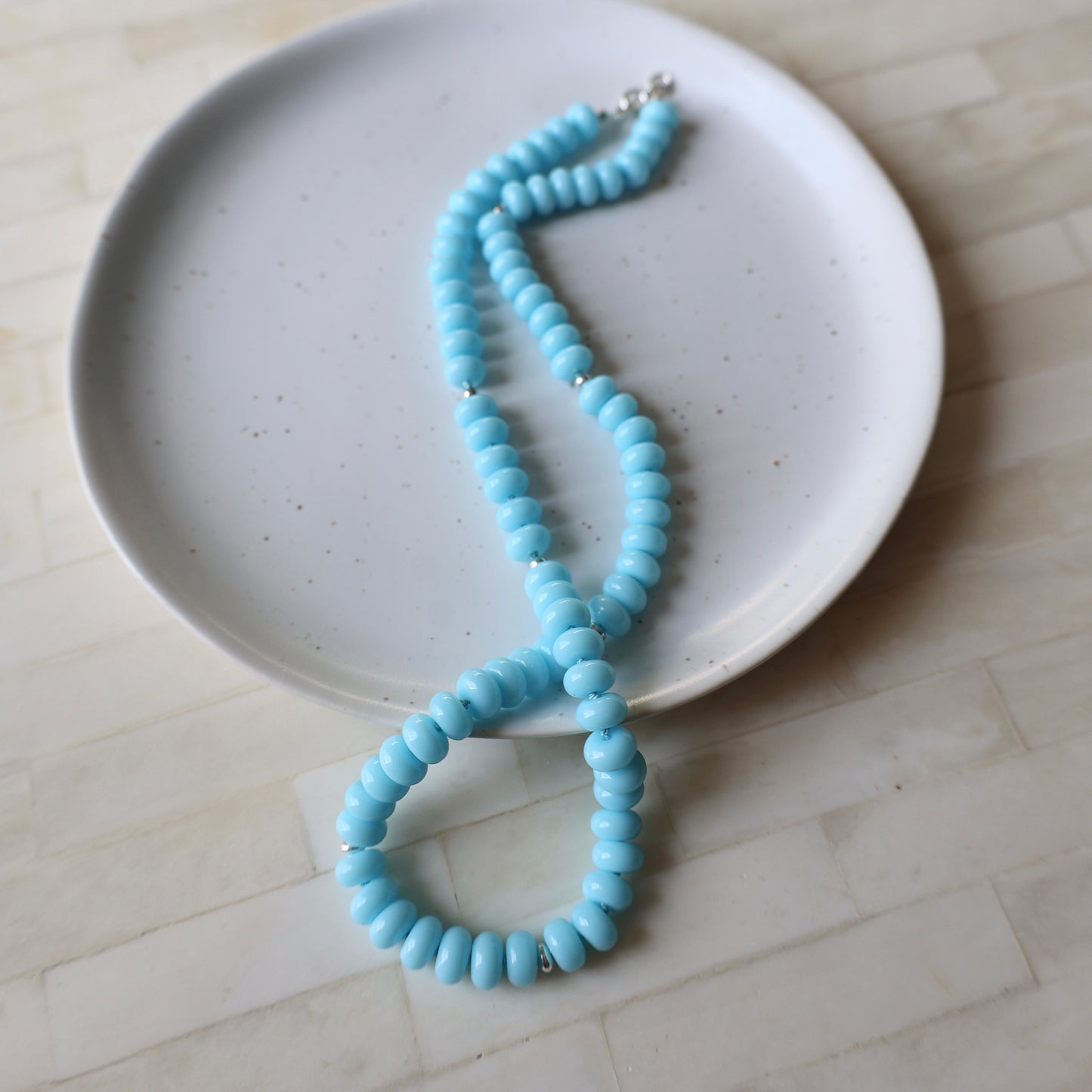 Morning Sky - Jade Necklace