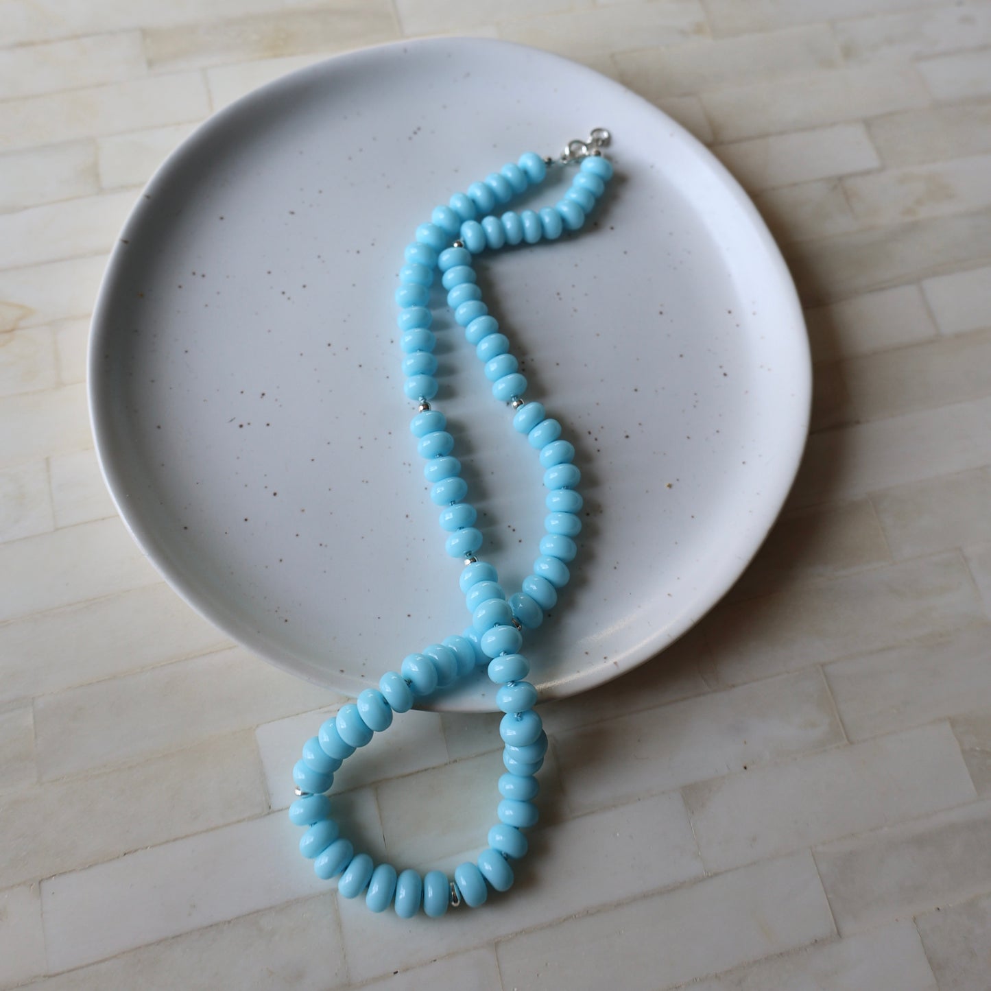 Morning Sky - Jade Necklace