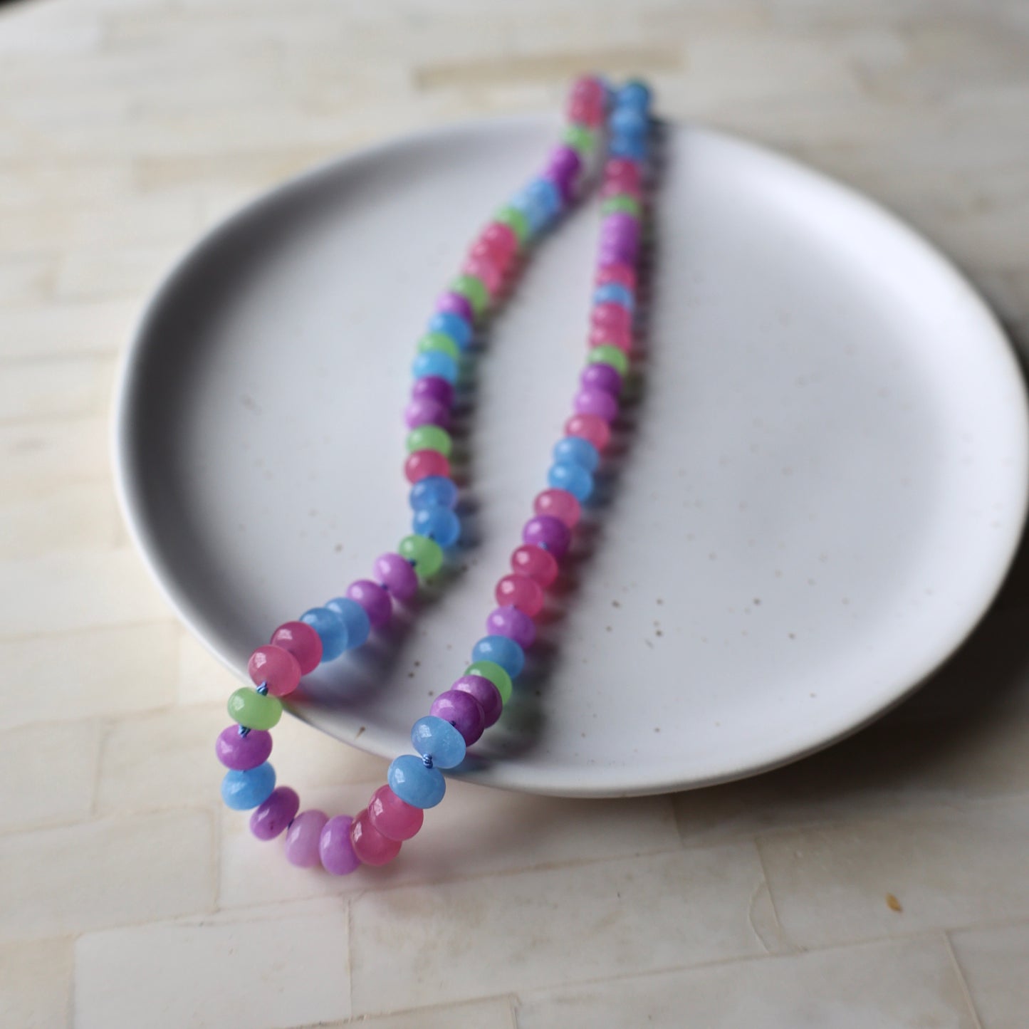 Spring Garden - Jade Necklace