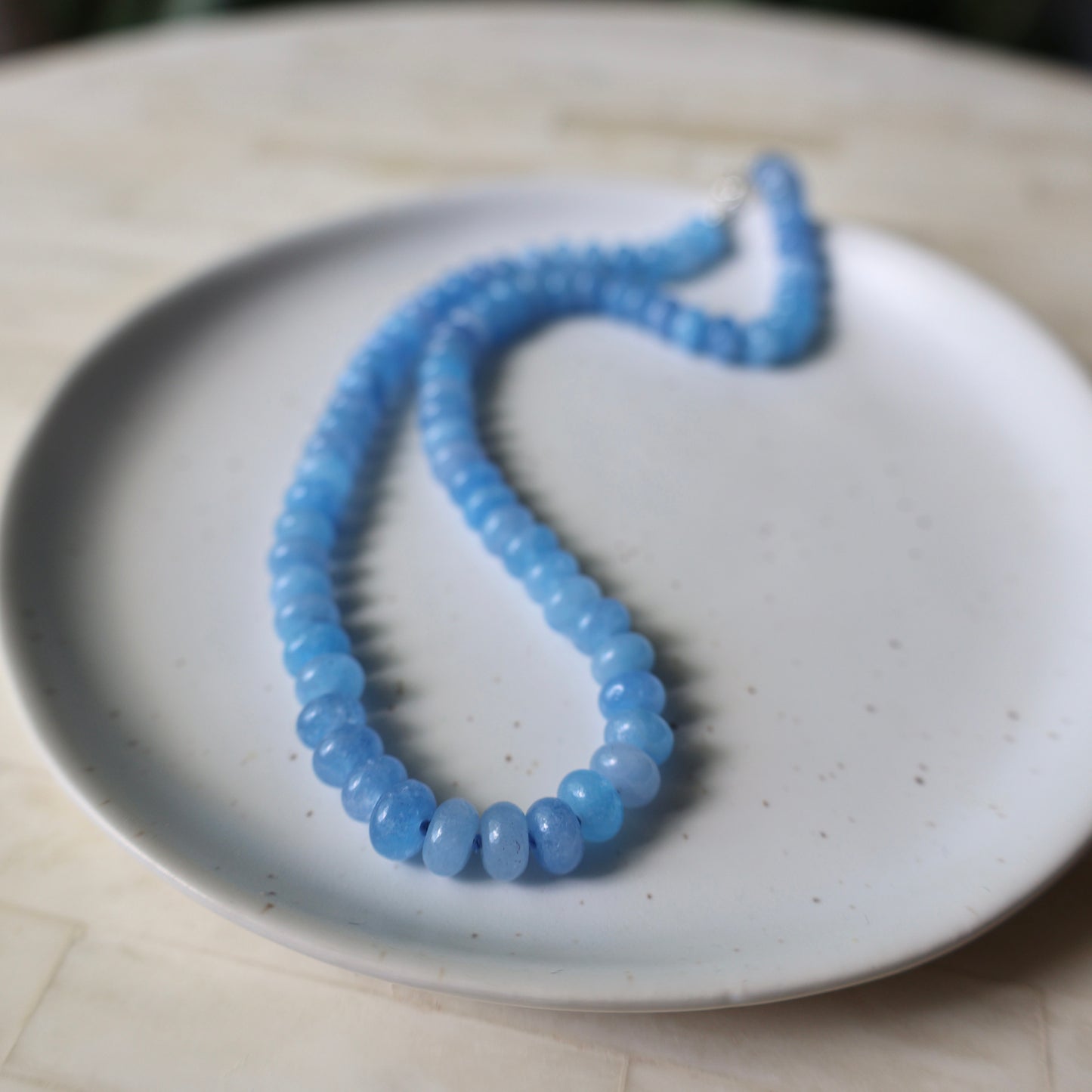Cornflower Lane  - Jade Necklace