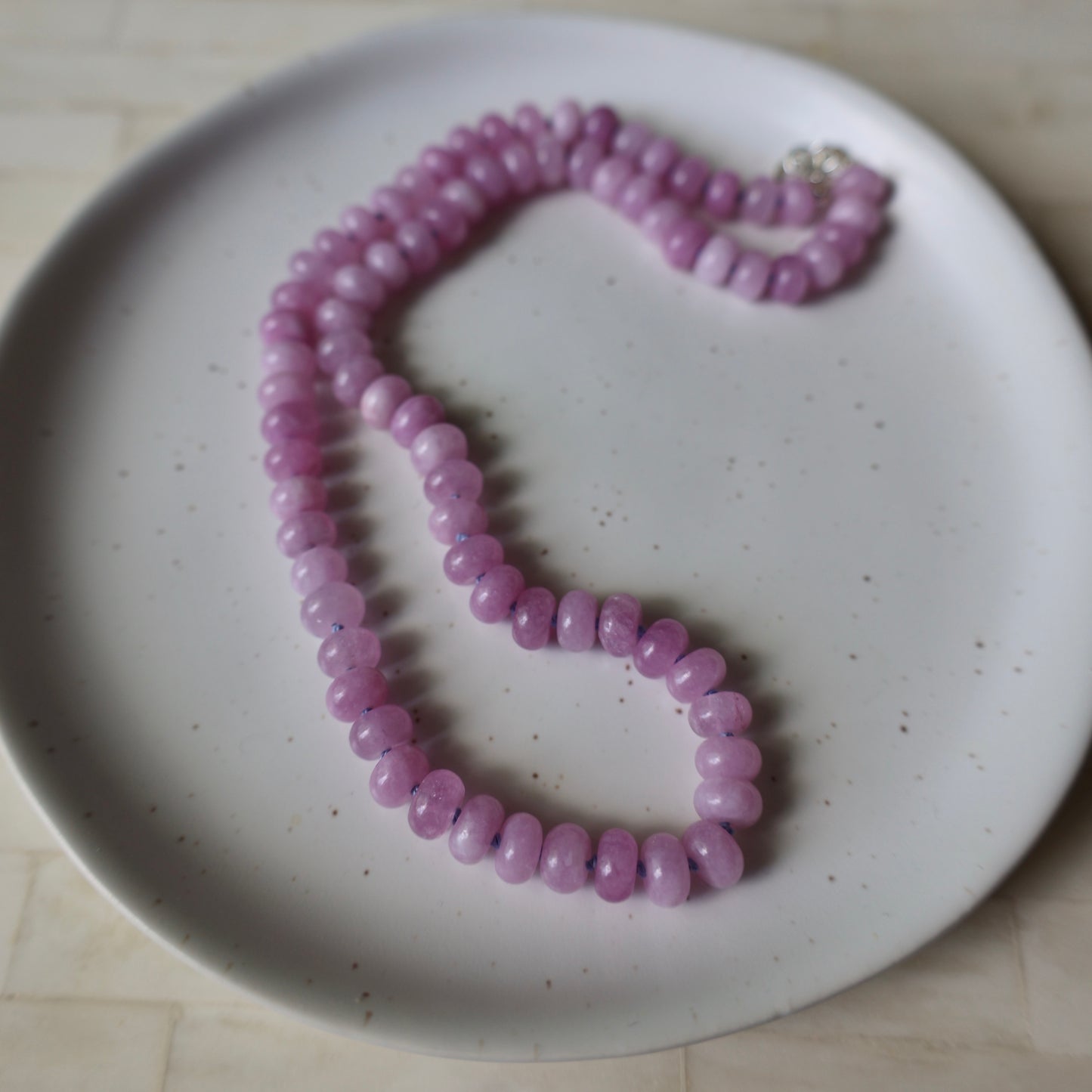 Lilac Breeze  - Jade Necklace