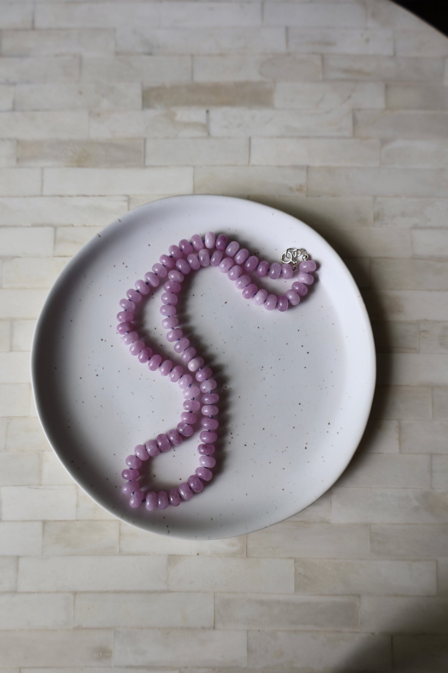 Lilac Breeze  - Jade Necklace