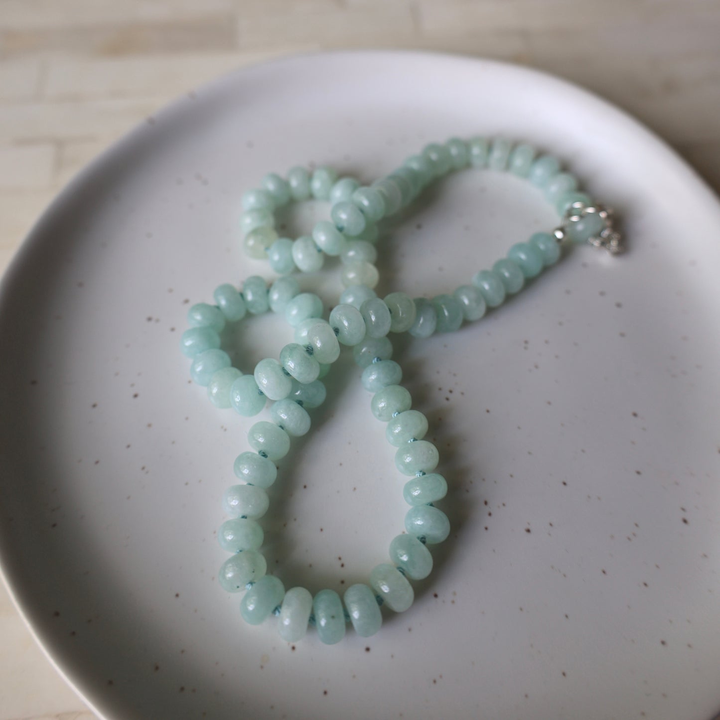 Sea Glass  - Jade Necklace