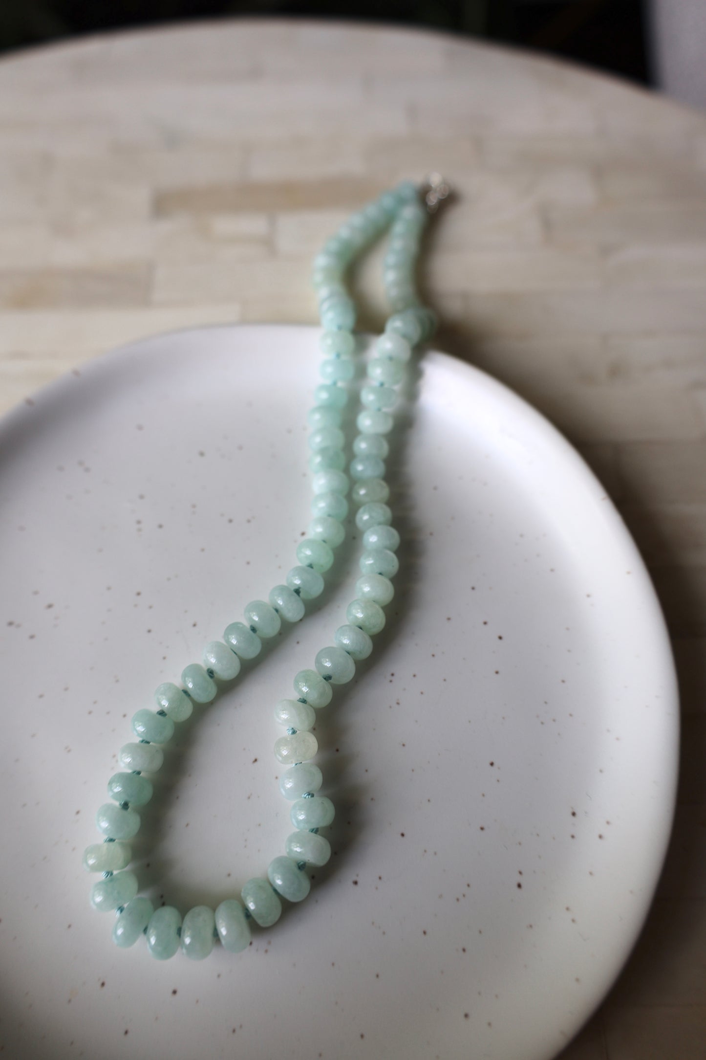 Sea Glass  - Jade Necklace
