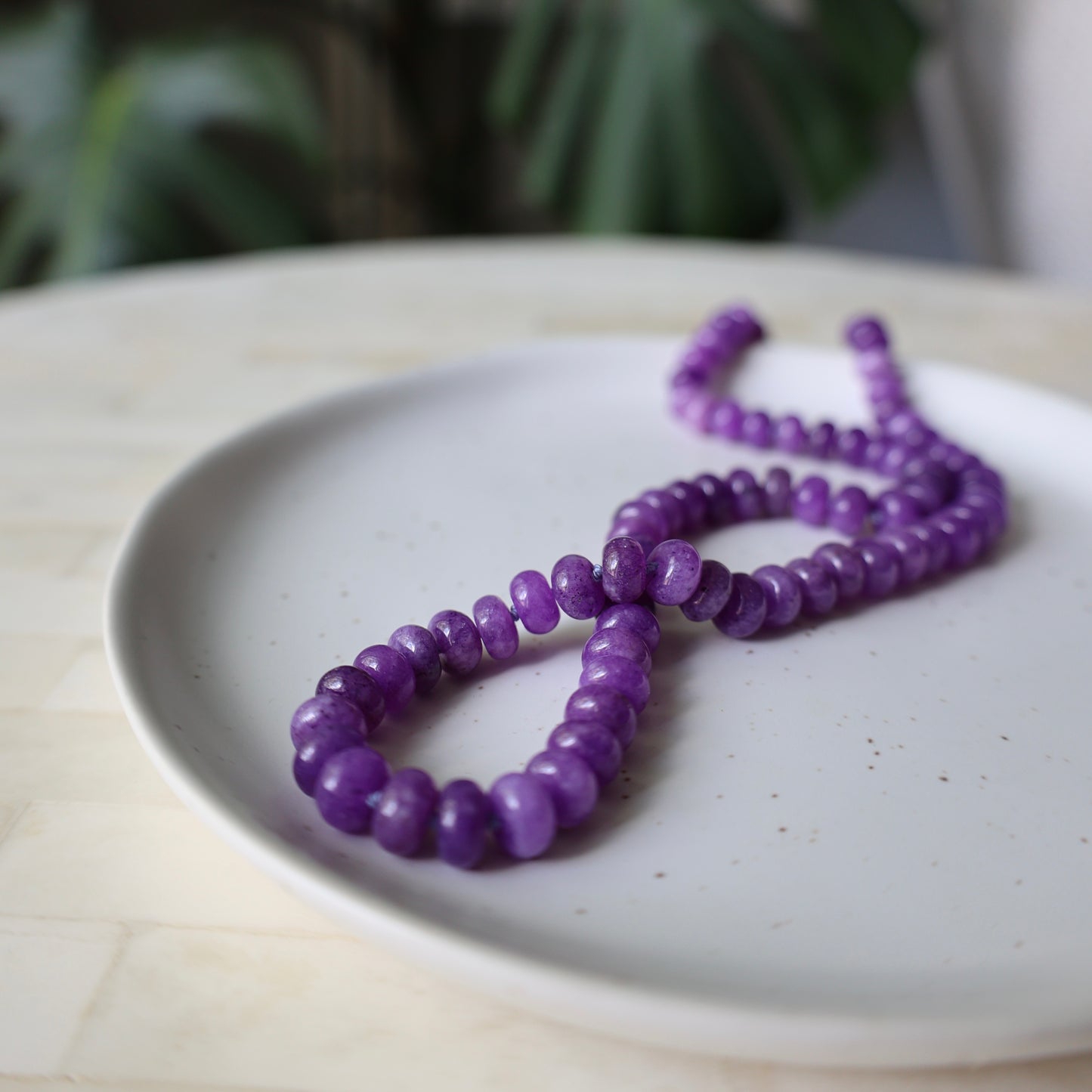Wisteria Morning  - Jade Necklace