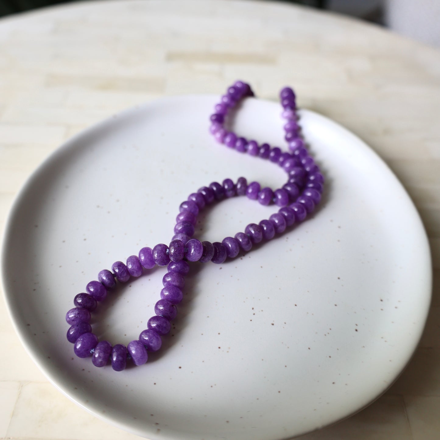 Wisteria Morning  - Jade Necklace