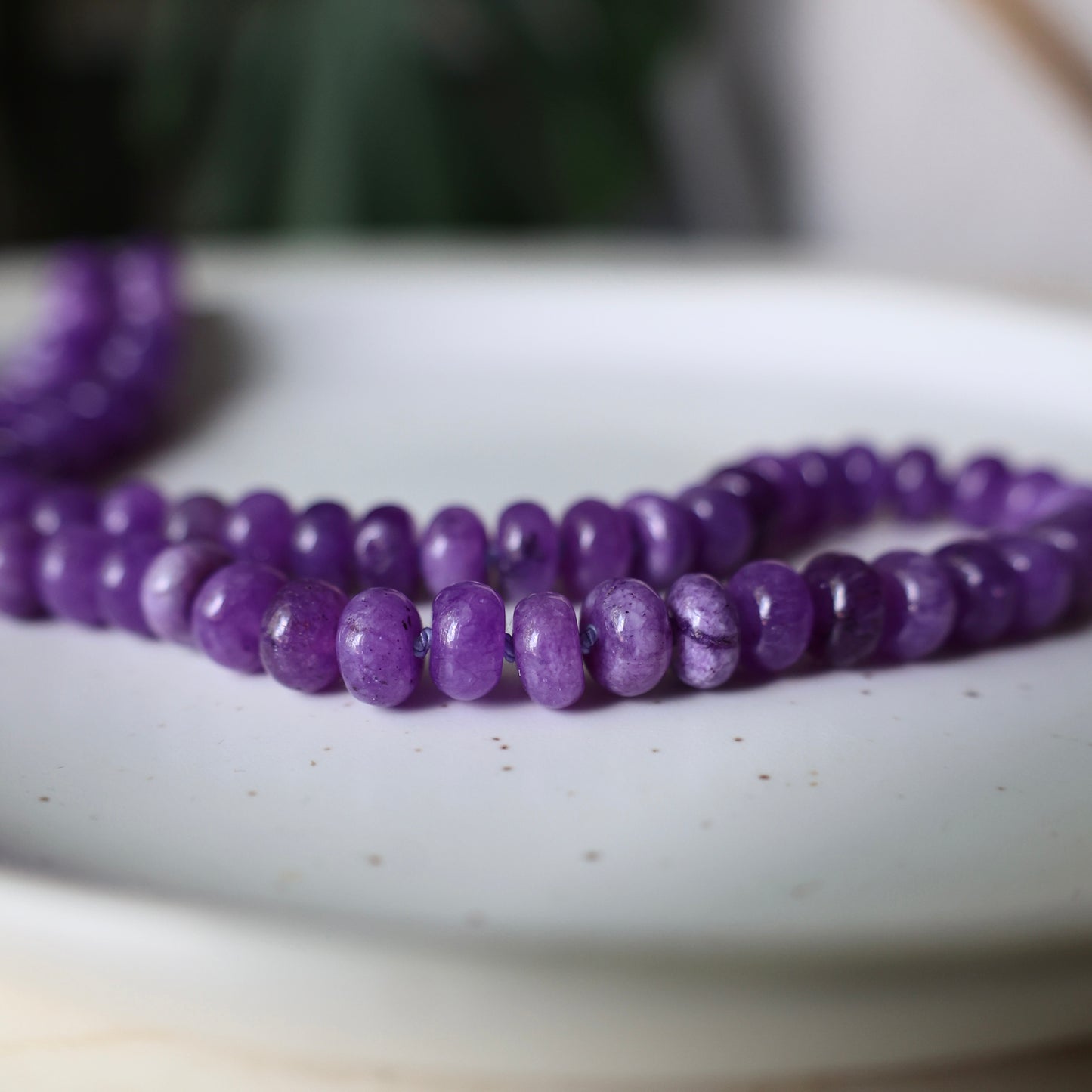 Wisteria Morning  - Jade Necklace