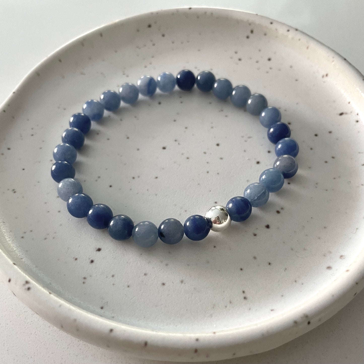 Blue Aventurine Gemstone Bracelet