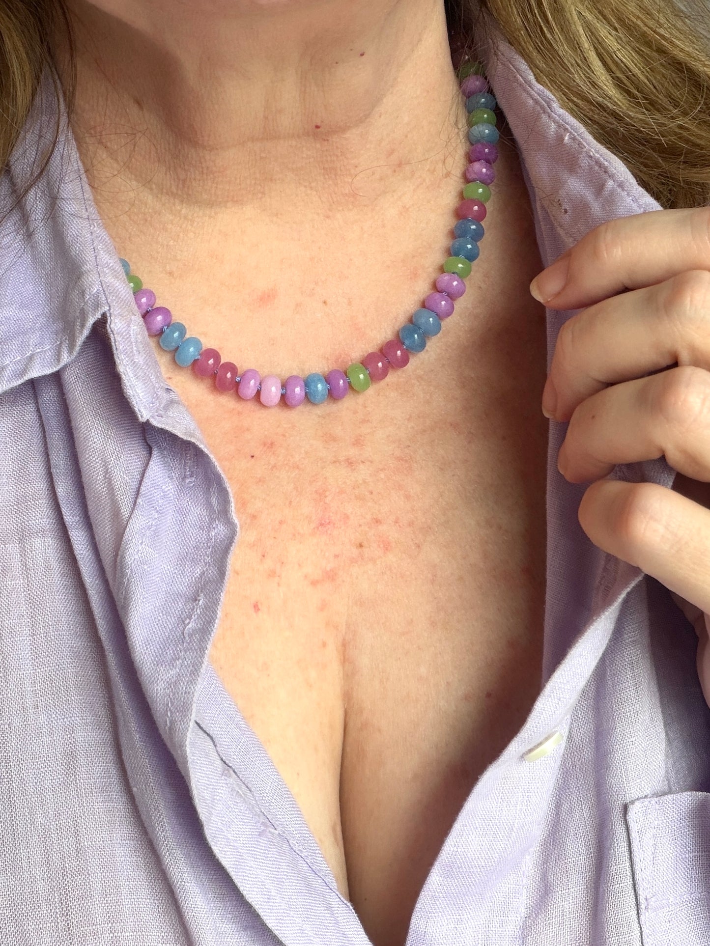 Spring Garden - Jade Necklace