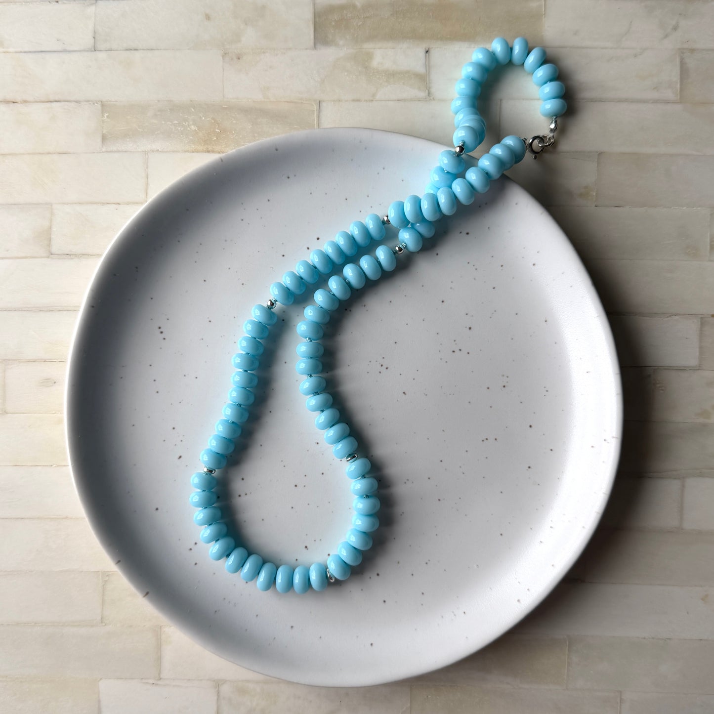 Morning Sky - Jade Necklace