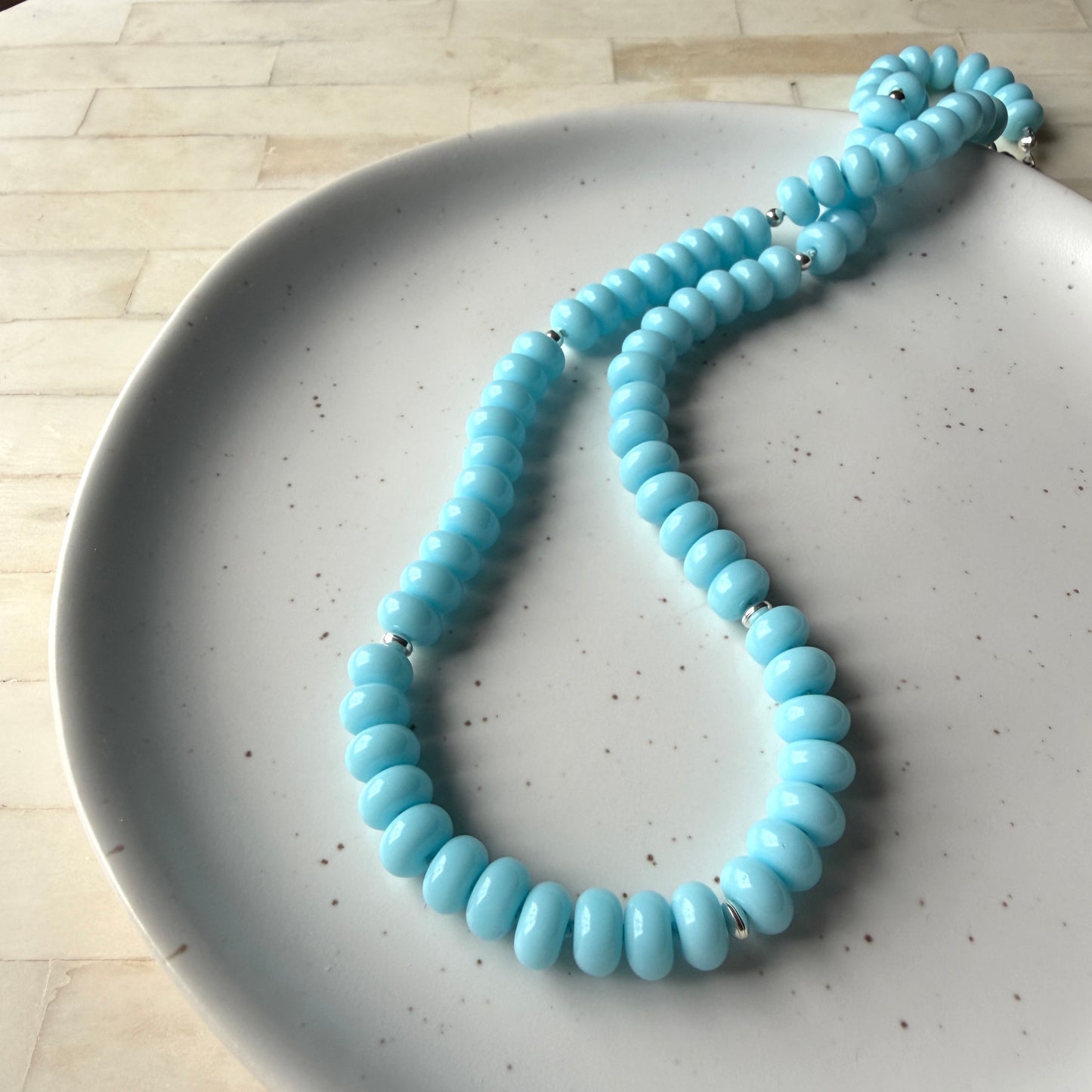 Morning Sky - Jade Necklace