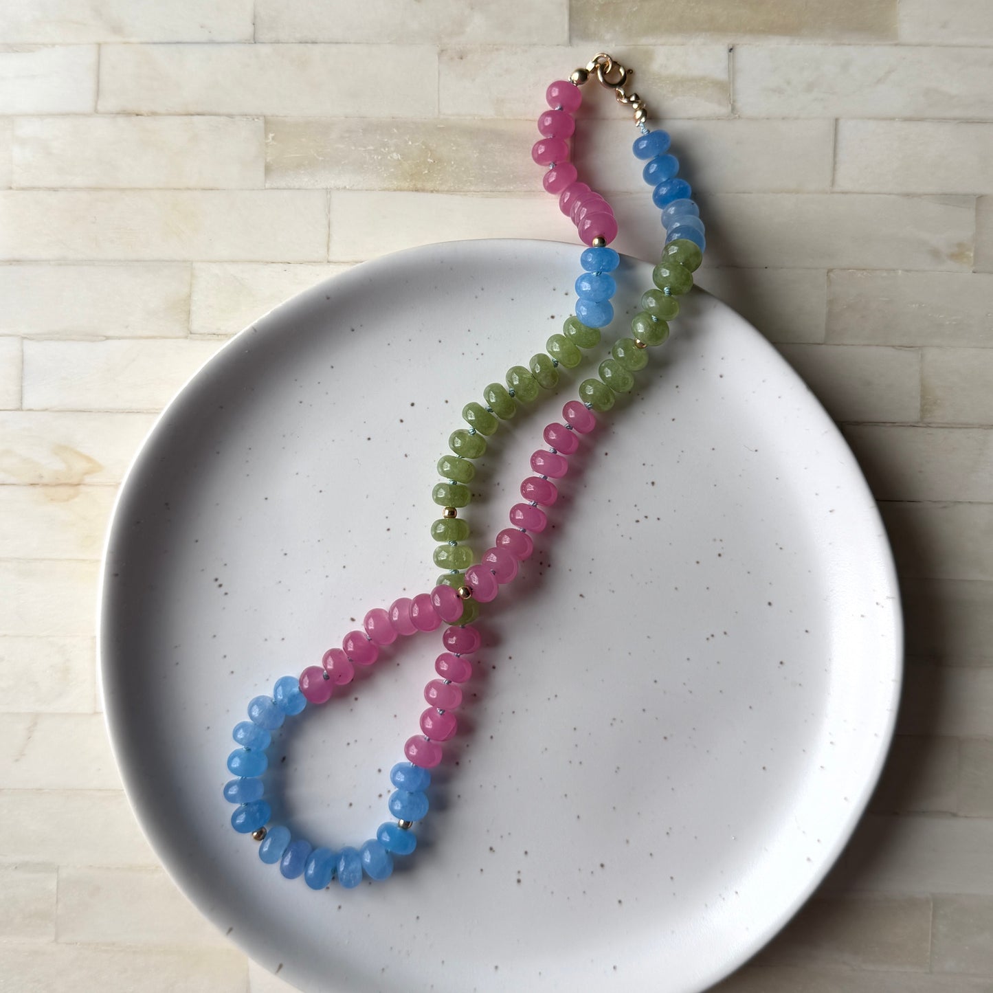 Wildflower Garden - Jade Necklace