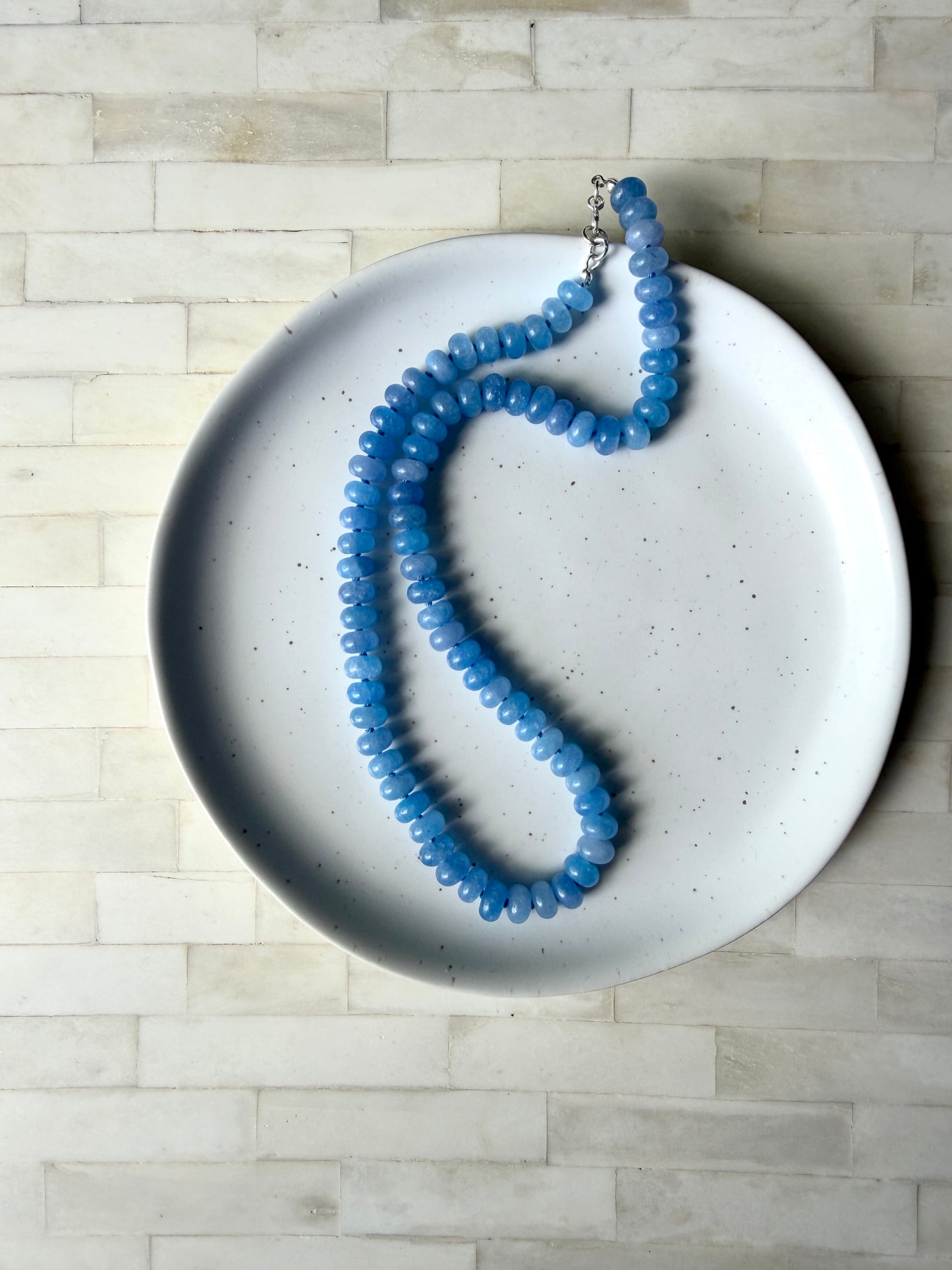 Cornflower Lane  - Jade Necklace