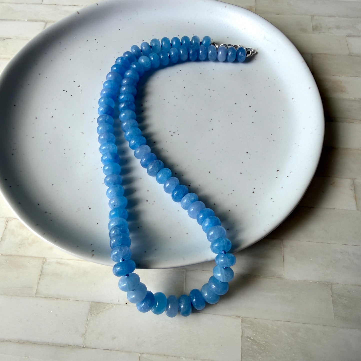 Cornflower Lane  - Jade Necklace