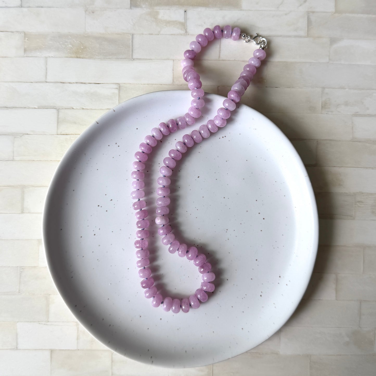 Lilac Breeze  - Jade Necklace