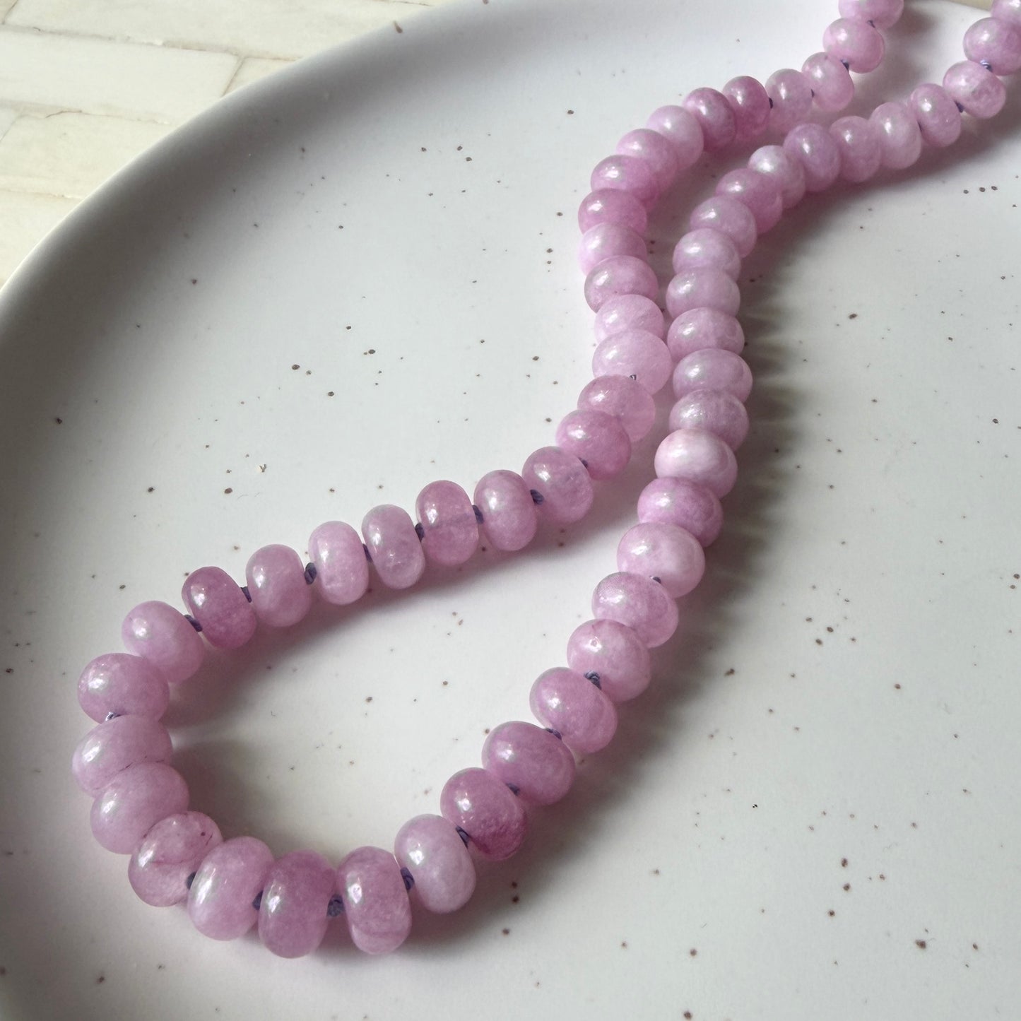 Lilac Breeze  - Jade Necklace