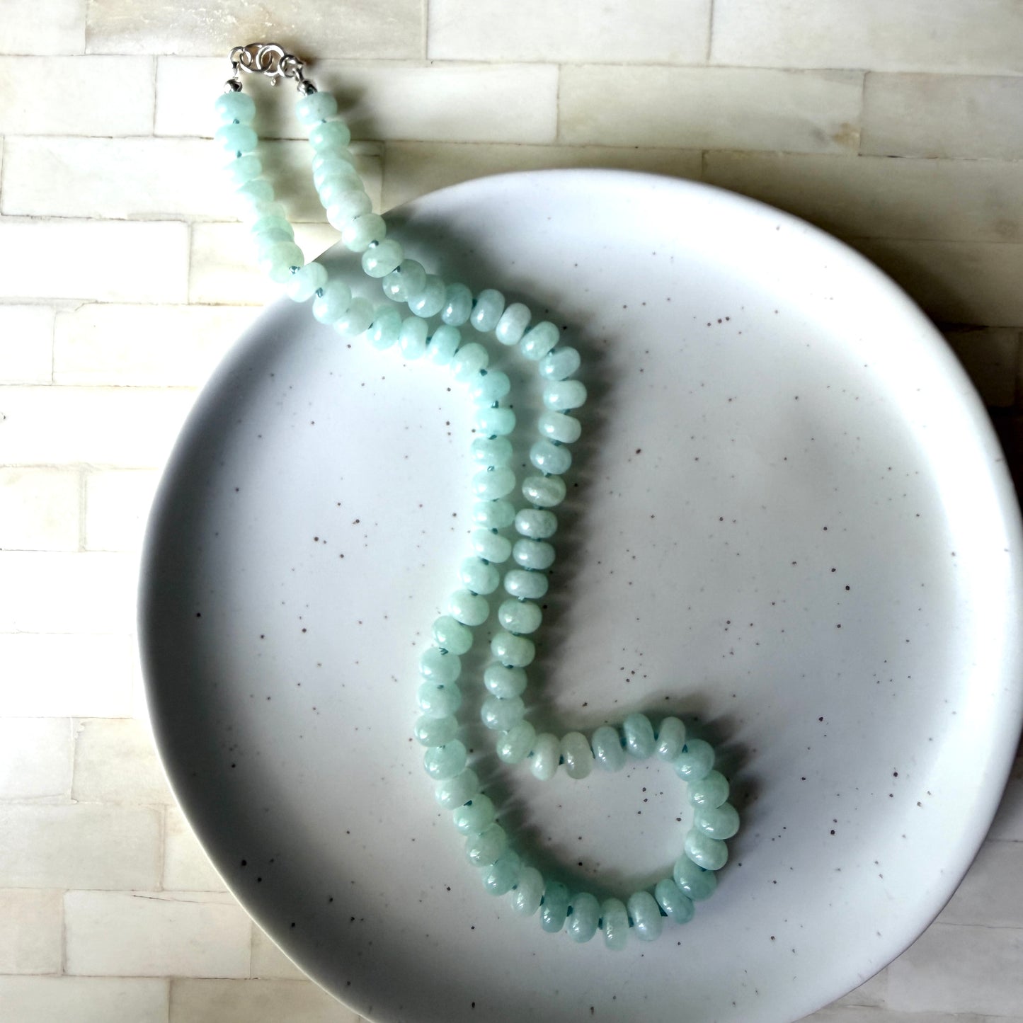 Sea Glass  - Jade Necklace