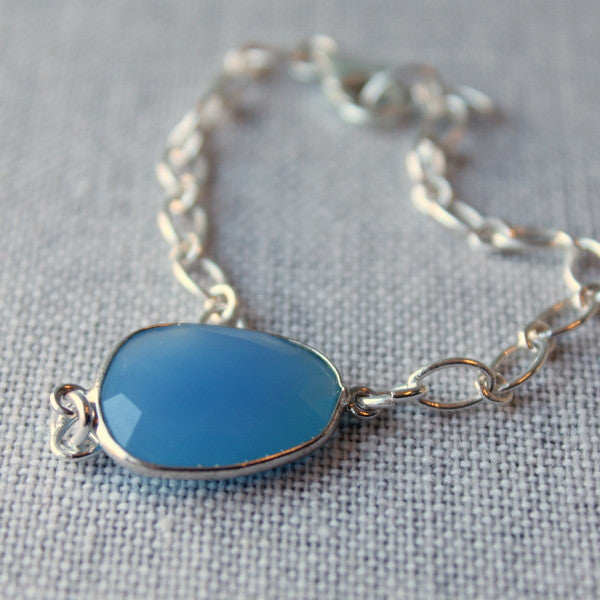 Blue Gemstone Bracelet by Nancy Wallis Designs