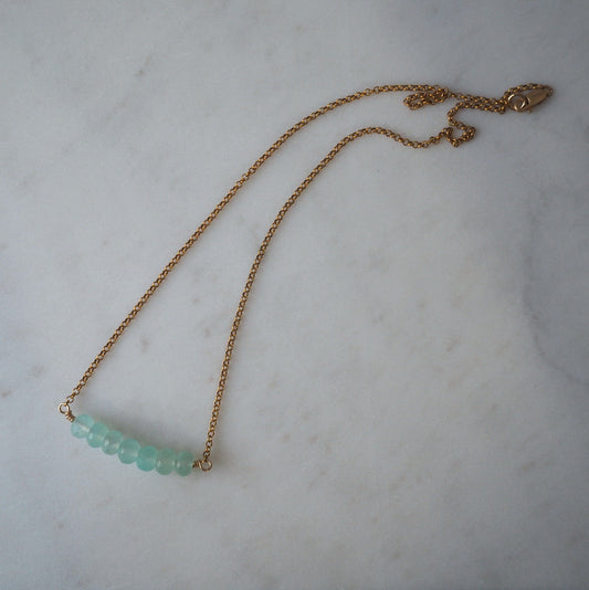 Summer Isle Chalcedony Necklace