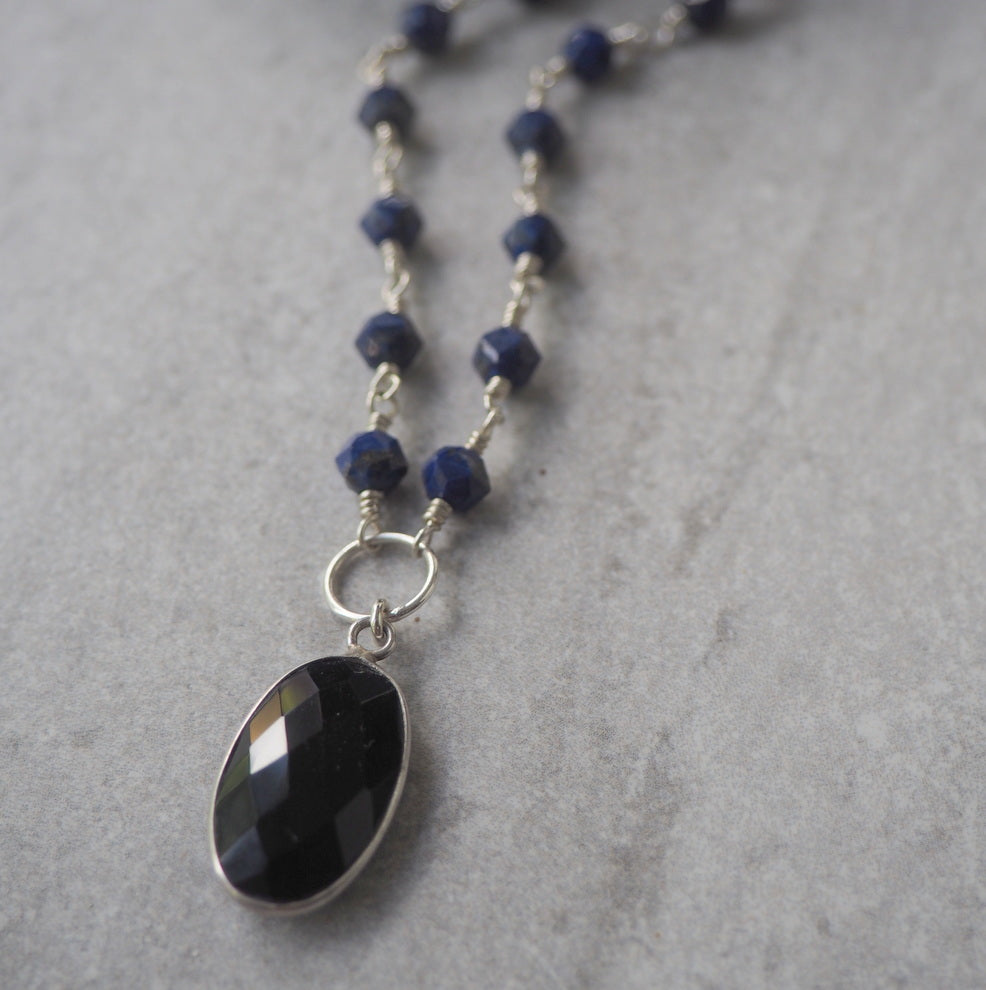 Made in Canada Gemstone Necklace with Lapis Lazuli