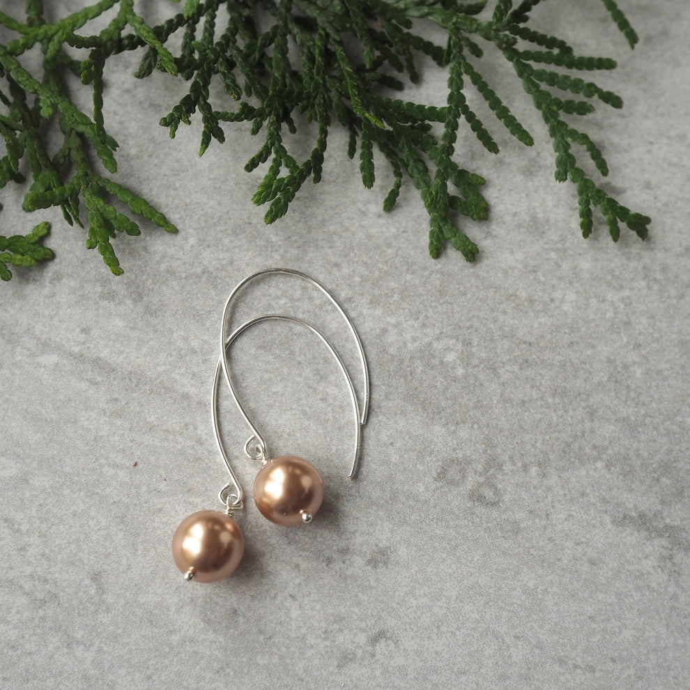 Christmas Gift Guide Modern Pearl Earrings in Canada