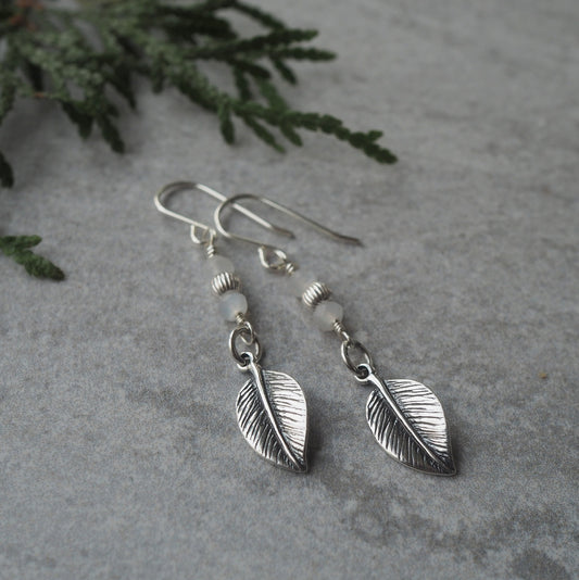 Leaf Earrings for the Nature Lover by Wallis Designs