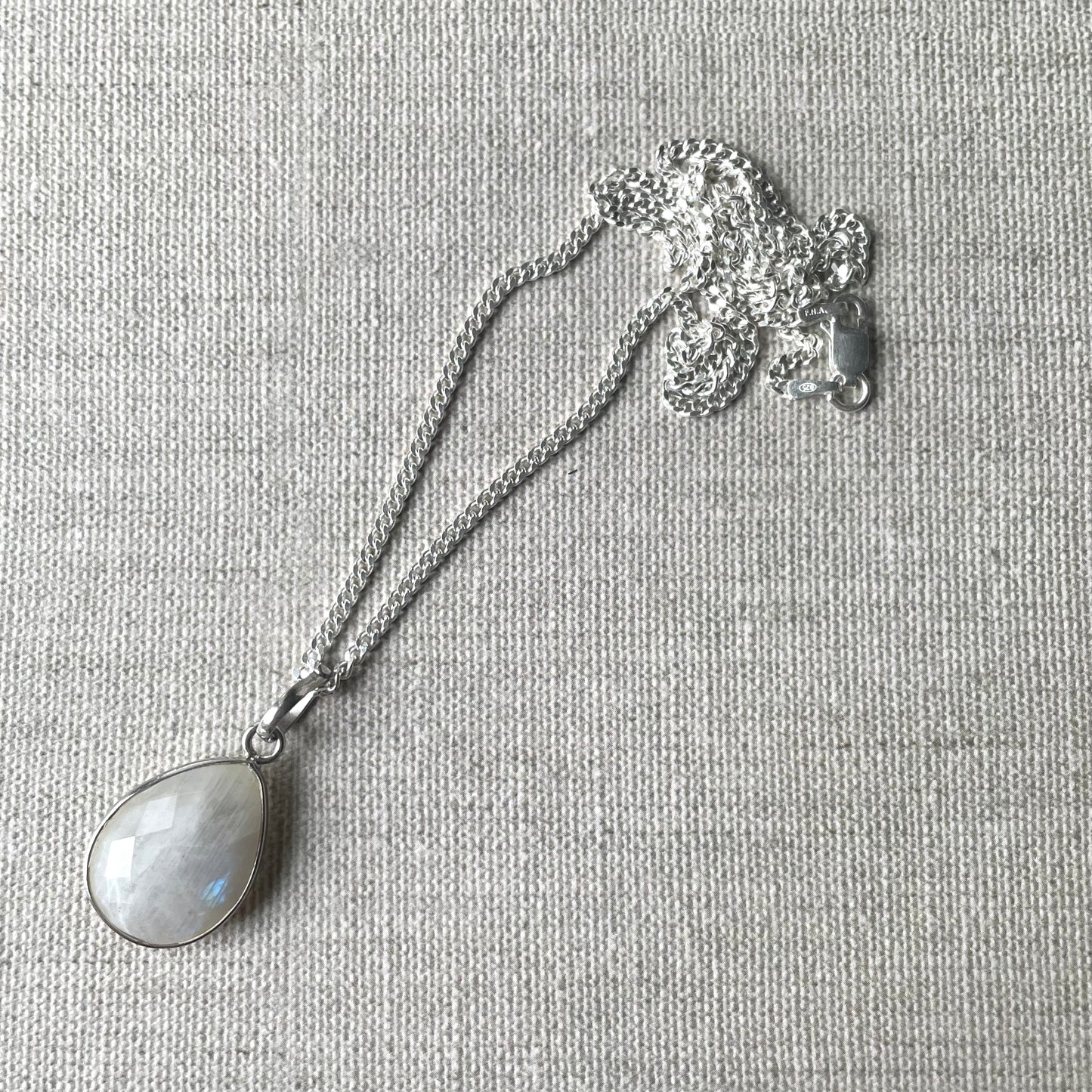 Teardrop Moonstone Necklace