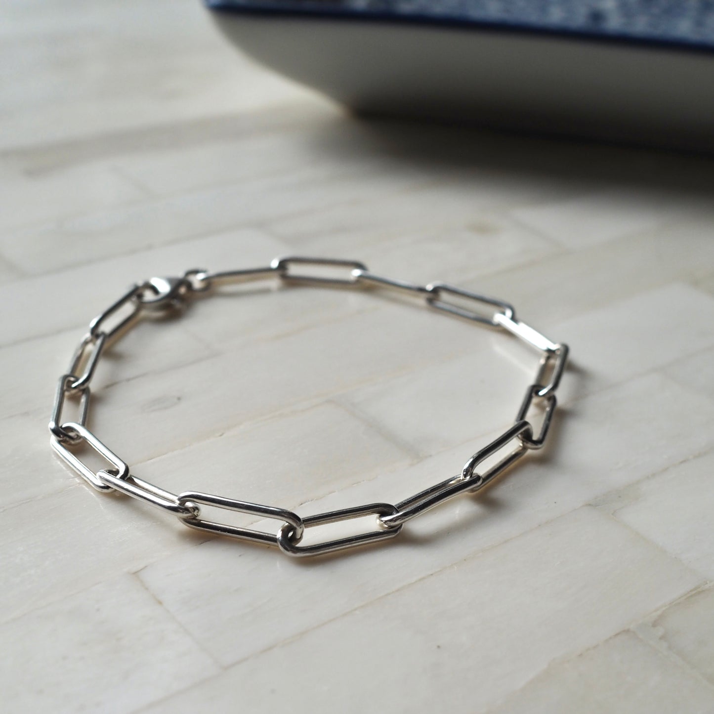 Paperclip Bracelet in Silver