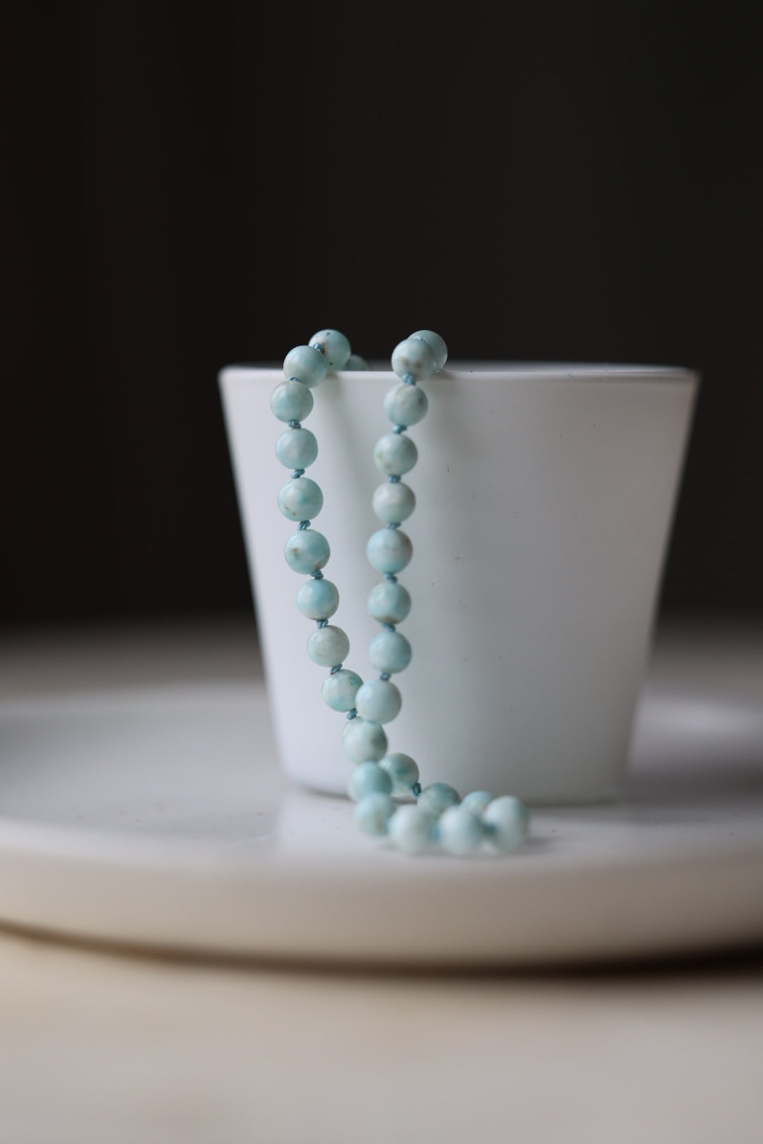 Hemimorphite Beaded Necklace